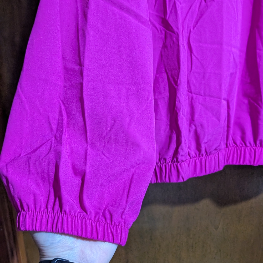 White Birch 3x NWT Vibrant Pink Long Sleeve Blouse - Picture 2 of 6